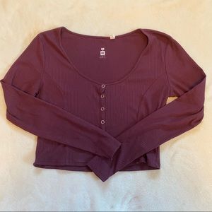 pacsun cropped long sleeve